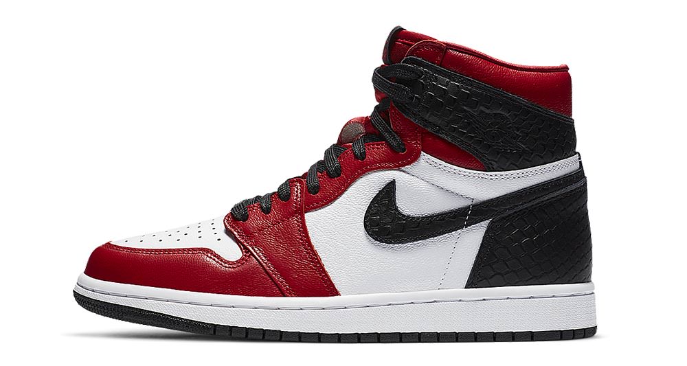 retro 1 red satin