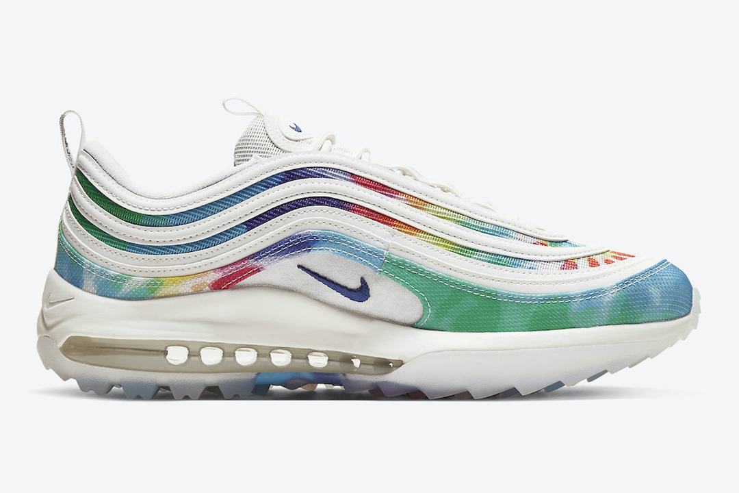 white tie dye air max 97