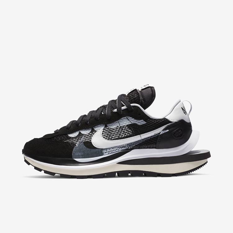 sacai x Nike Vaporwaffle Black/White CV1363-001 Release Date 
