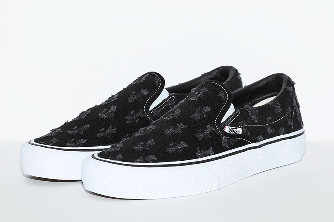 vans x supreme black