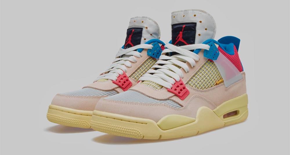 union x air jordan 4 retro guava ice