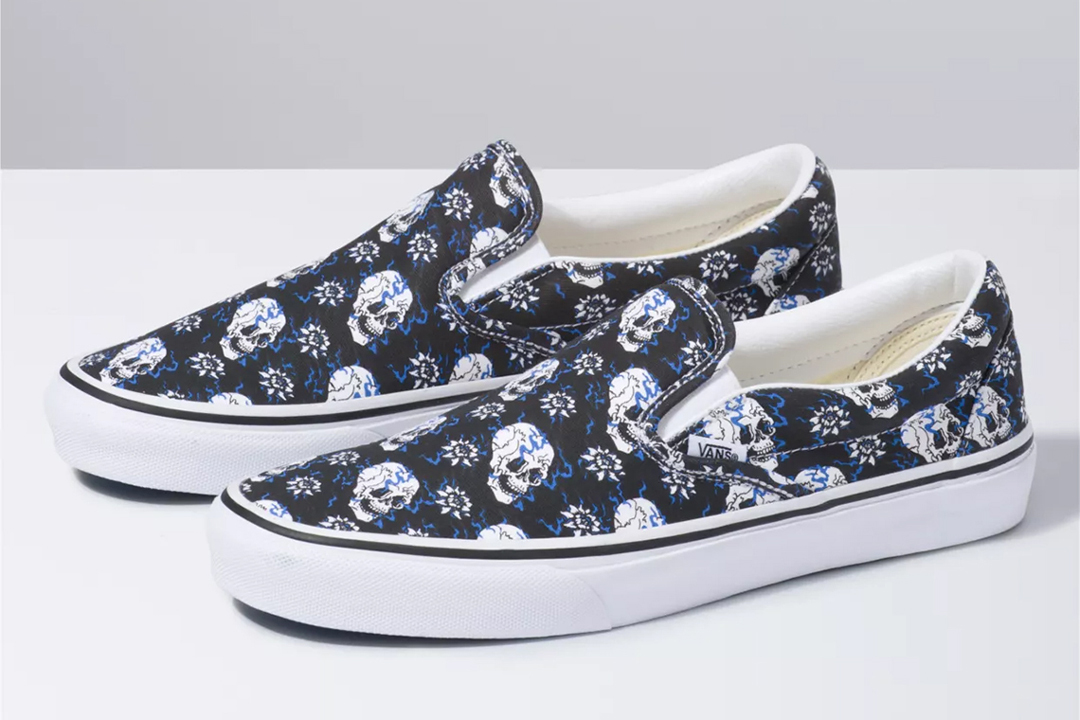 vans high top skulls