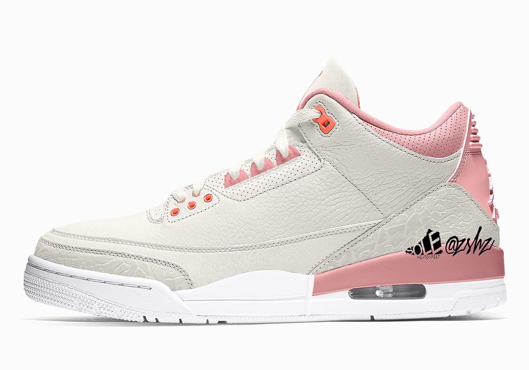 jordan pink and white