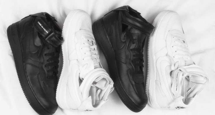 COMME-des-GARCONS-cdg-Nike-Air-Force-1-Mid-white-black-dc3601-100-dc3601-001-release-date