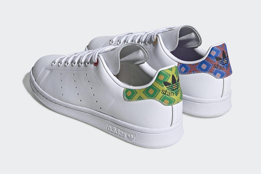 It’s the Colorful Patterned Heel Tabs on this adidas Stan Smith