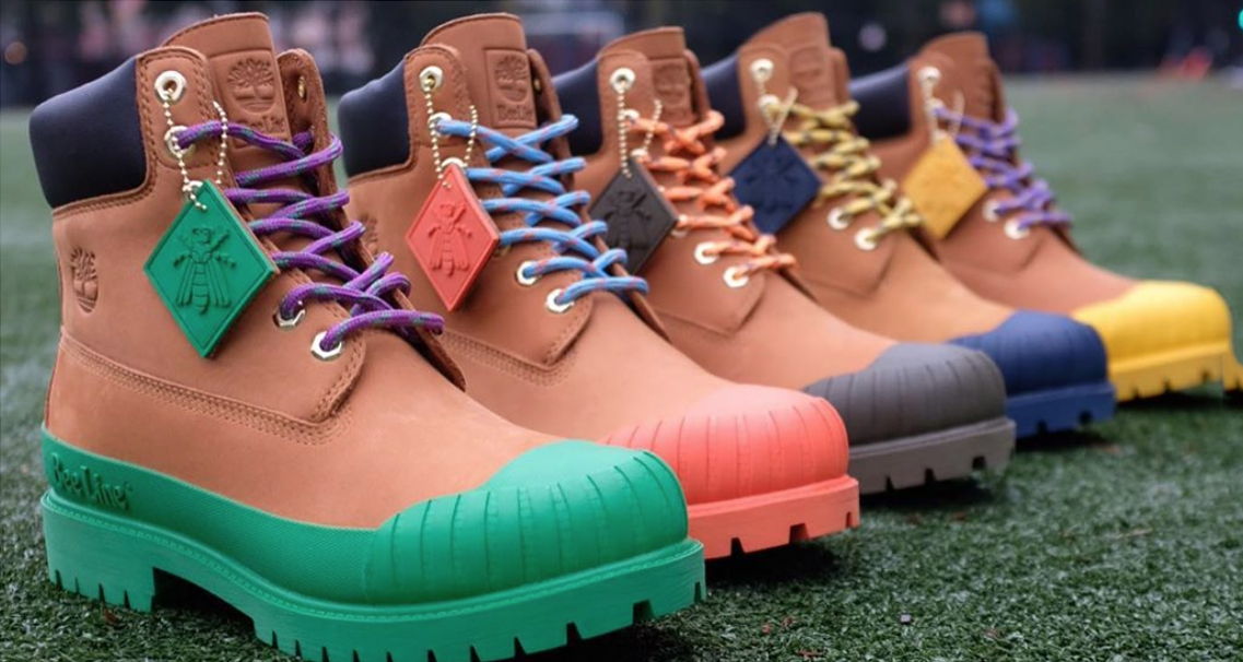 boys green timberland boots