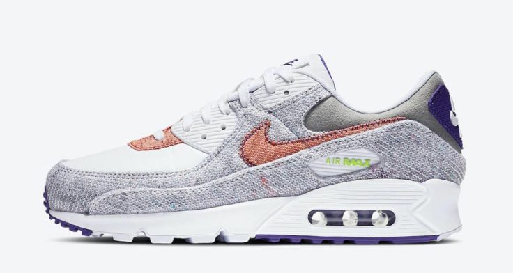 lead Nike Air Max 90 NRG White Electric Green Court Purple CT1684 100 Release Date 736x392