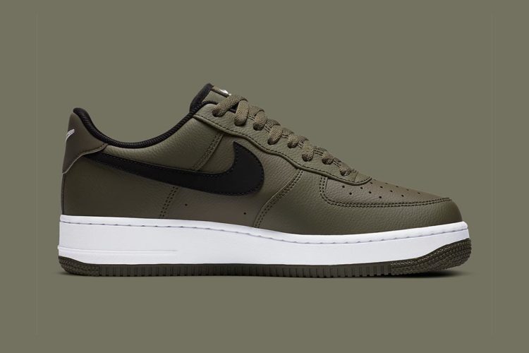Nike Air Force 1 '07 LV8 Double Swoosh Olive Black-White CT2300