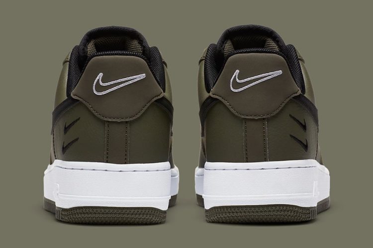 Nike Air Force 1 '07 LV8 Double Swoosh Olive Black-White CT2300