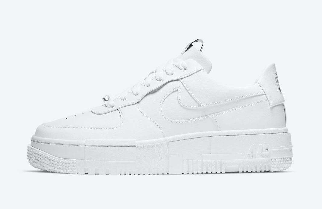 white nike air force 1 pixel