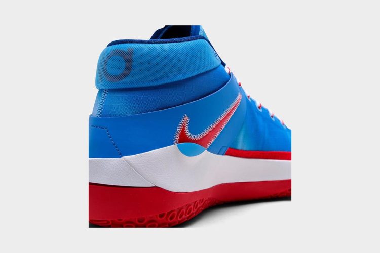 Nike KD Blue Chip Supreme Shoes Mens 13 Red White Blue OKC High
