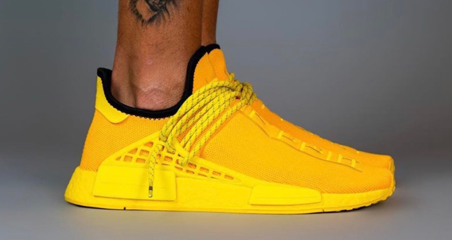 Pharrell x adidas NMD Hu “Bright Yellow 