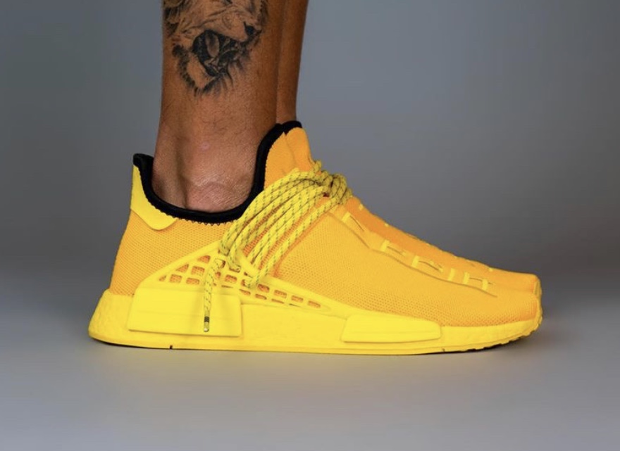 adidas pharrell williams hu yellow