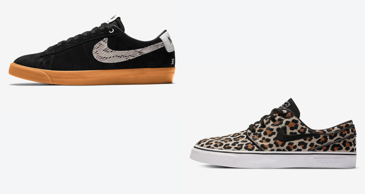 nike sb leopard print