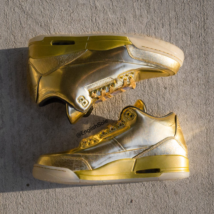 all gold jordans