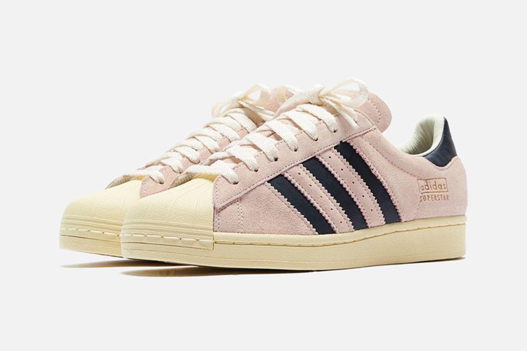 adidas superstar pink suede