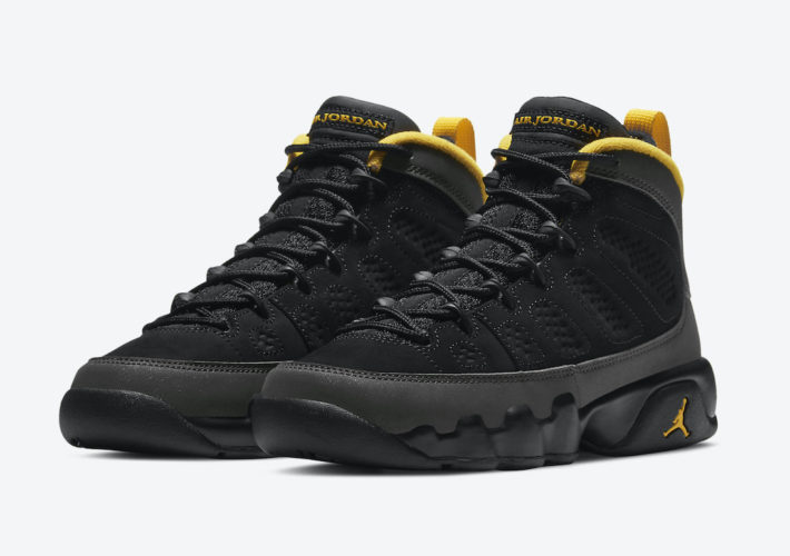 jordan 9 university gold apparel