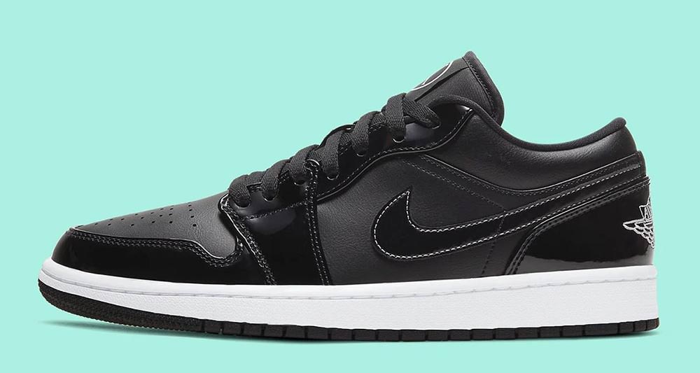 all black air jordan 1 low