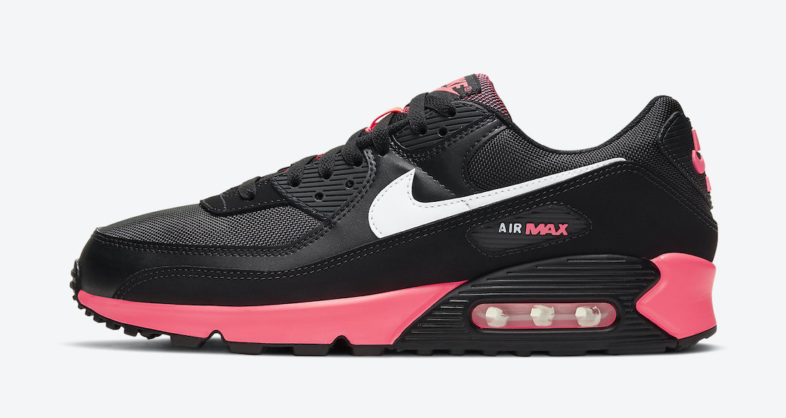 pink and black air maxes