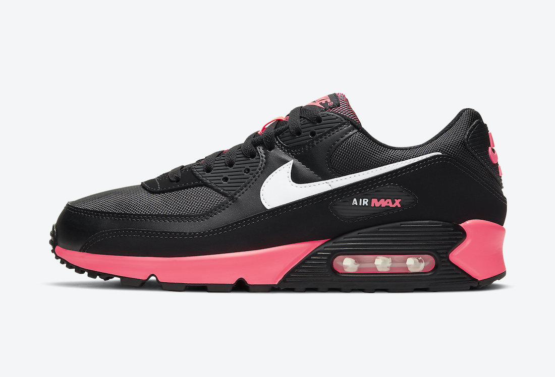 black and pink nike air max 90