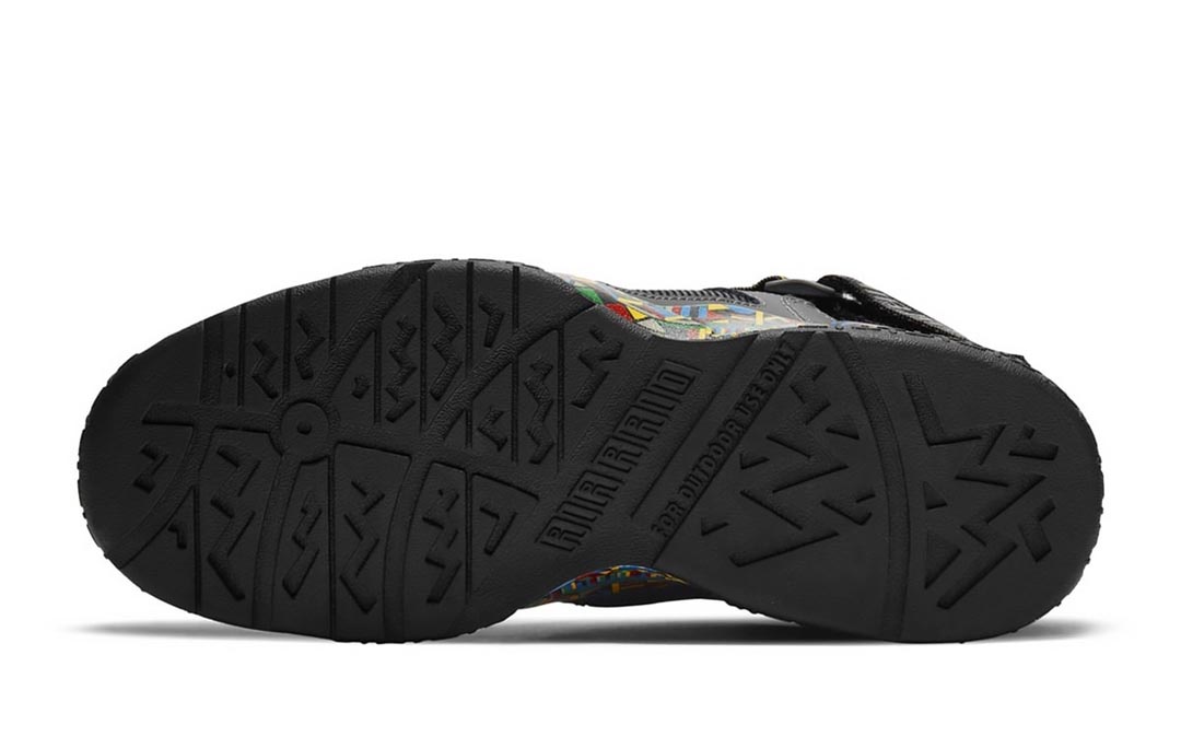  Nike Men's Air Raid Peace, Dark Grey/Black/Multicolo, 7.5