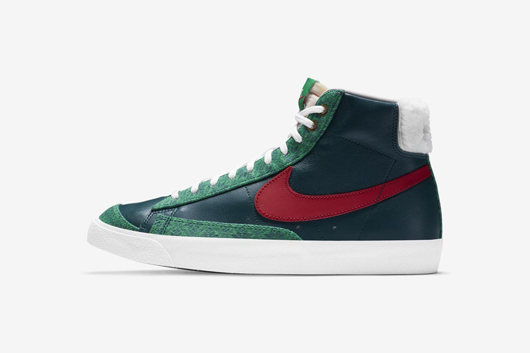 Nike Blazer Mid Christmas Dc1619 300 Release Date Nice Kicks