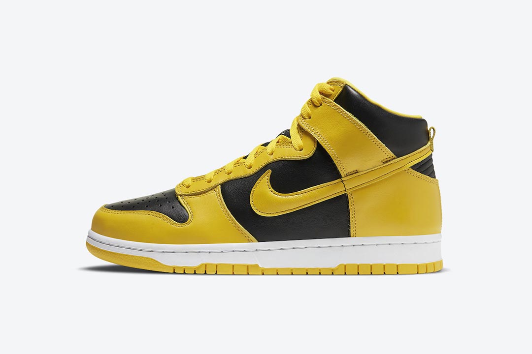 nike dunk high yellow