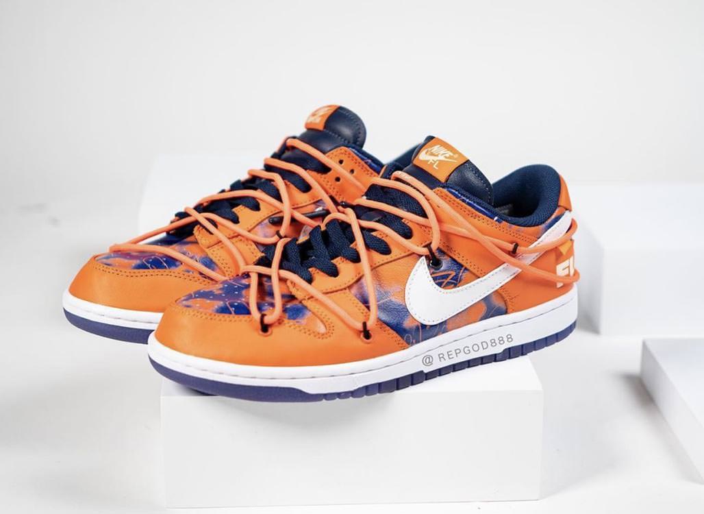 Off-White Futura Nike Dunk Low OW FL Paris Fashion Week