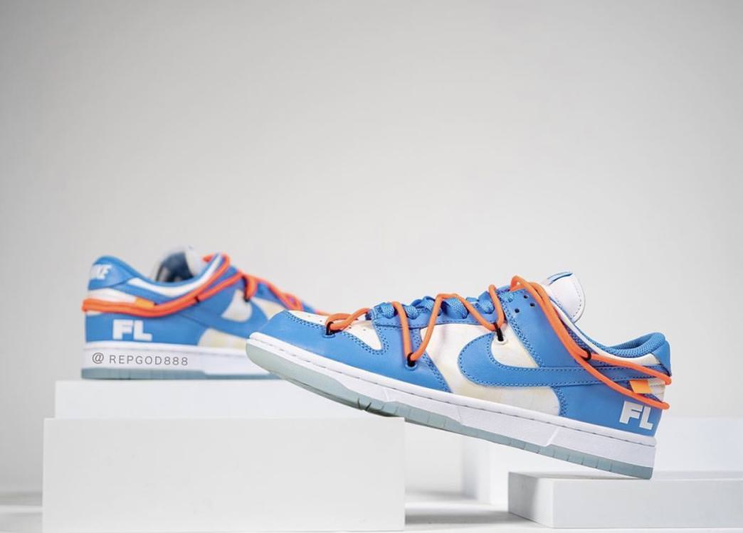 Nike Dunk Low Off-White Futura New York Mets Raffles and Release