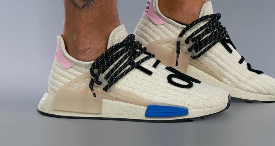 pharrell williams hu nmd shoes cream