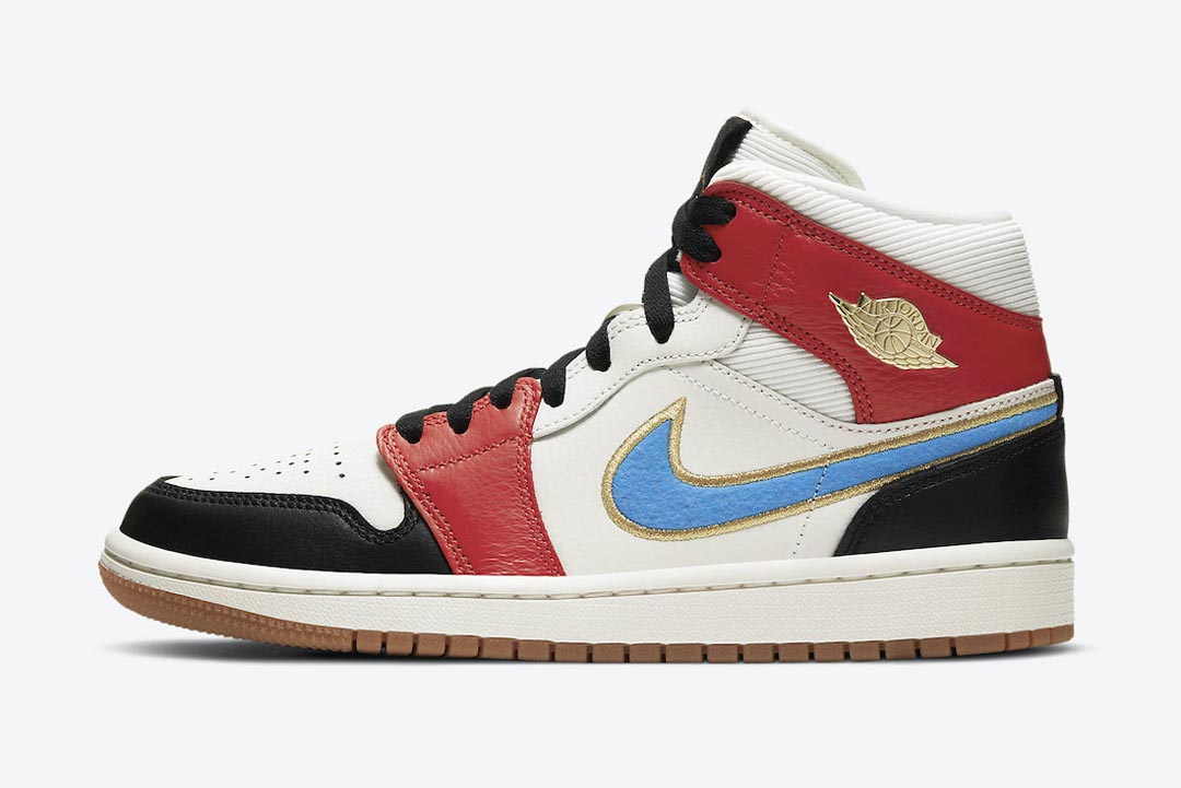 red and gold jordan 1