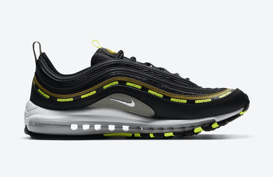 Undefeated Nike Air Max 97 Black Volt DC4830 001 Release Date 03