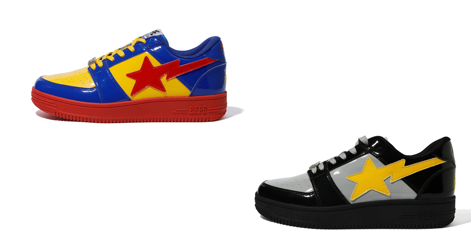 BAPE x DC Comics BAPESTA - Where to Buy 