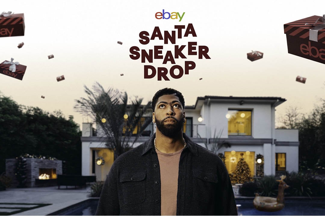 eBay x Anthony Davis x Soles4Souls "Santa Sneaker Drop"