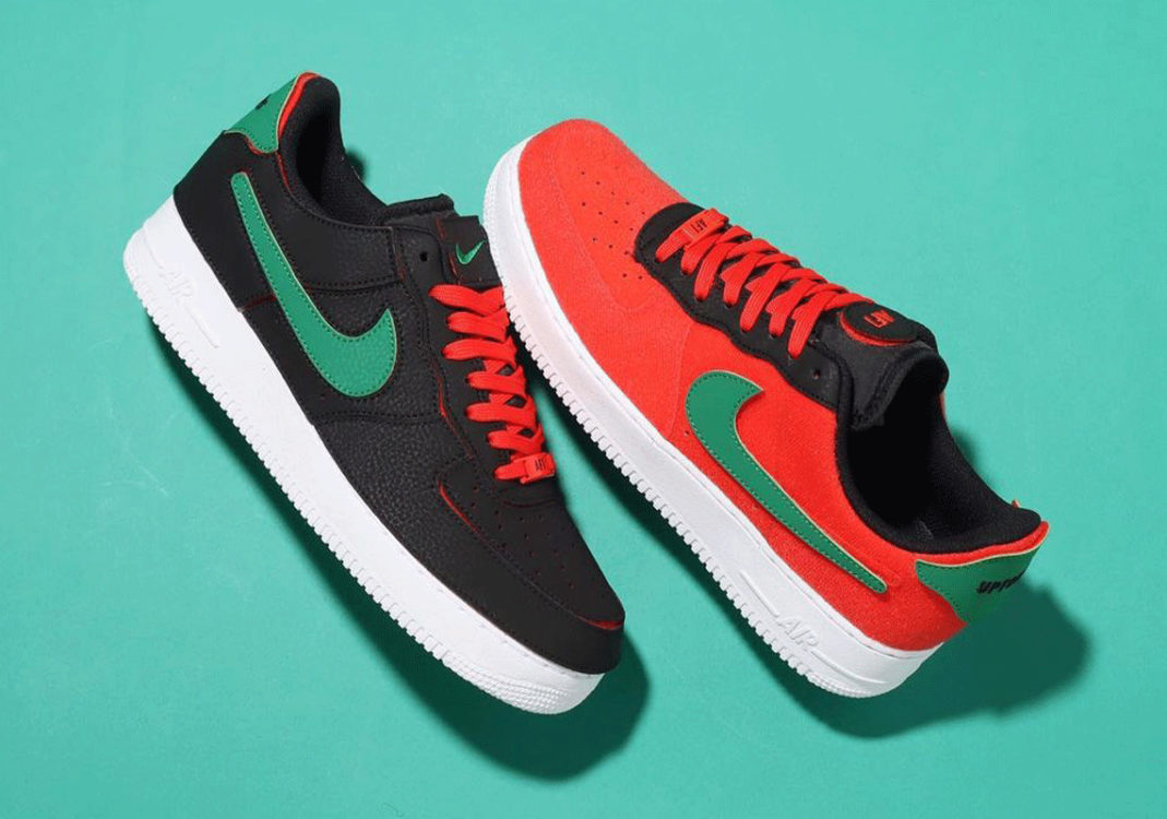 Nike Air Force 1/1 Black/Chile Red/Pine Green Release Date| Nice Kicks