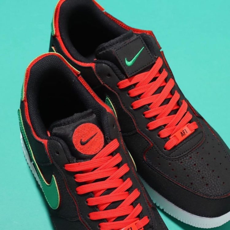 Nike Air Force 1 1 Black Chile Red Pine Green Release Date Nice Kicks