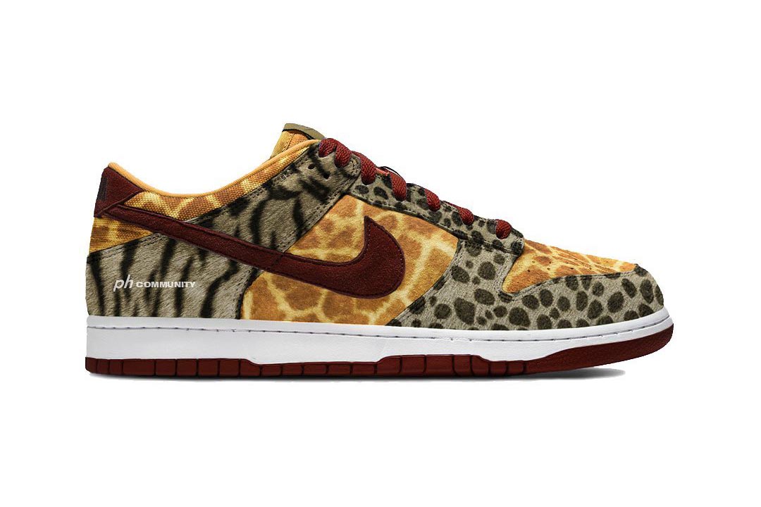 nike leopard print dunks