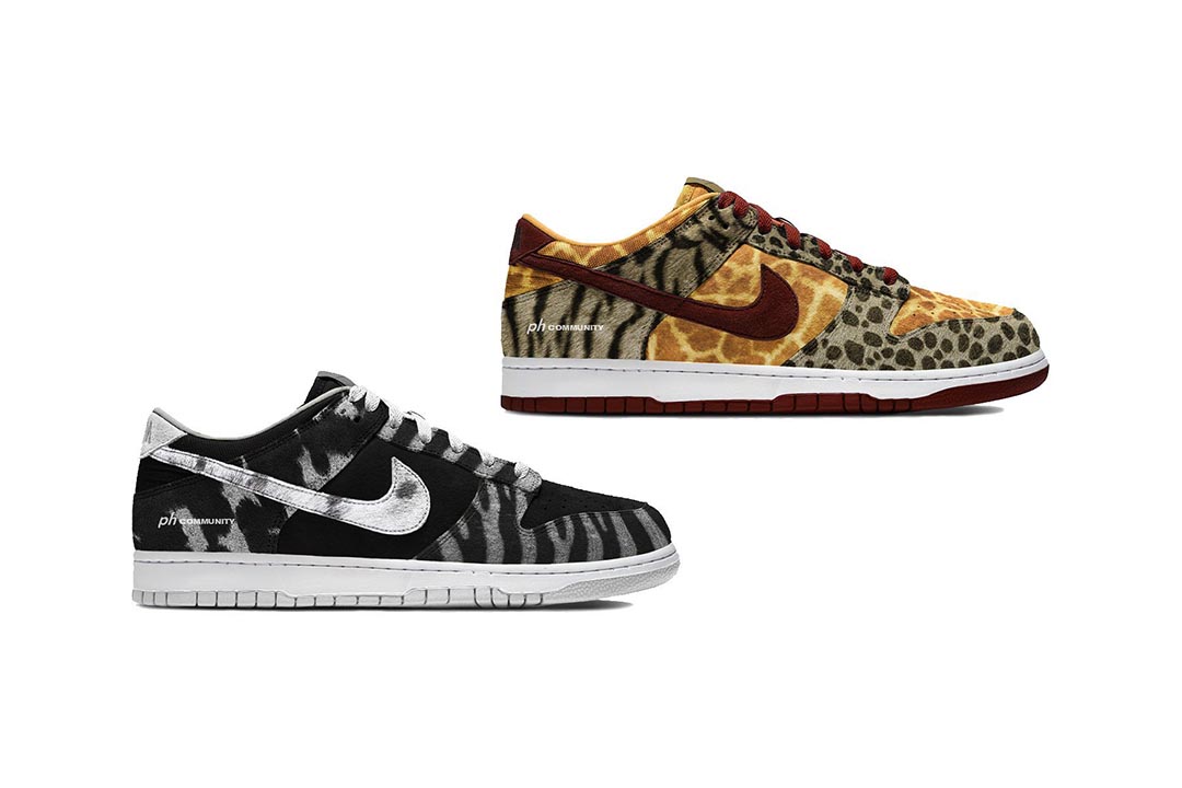 Nike Dunk Low PRM “Animal Pack” Release 