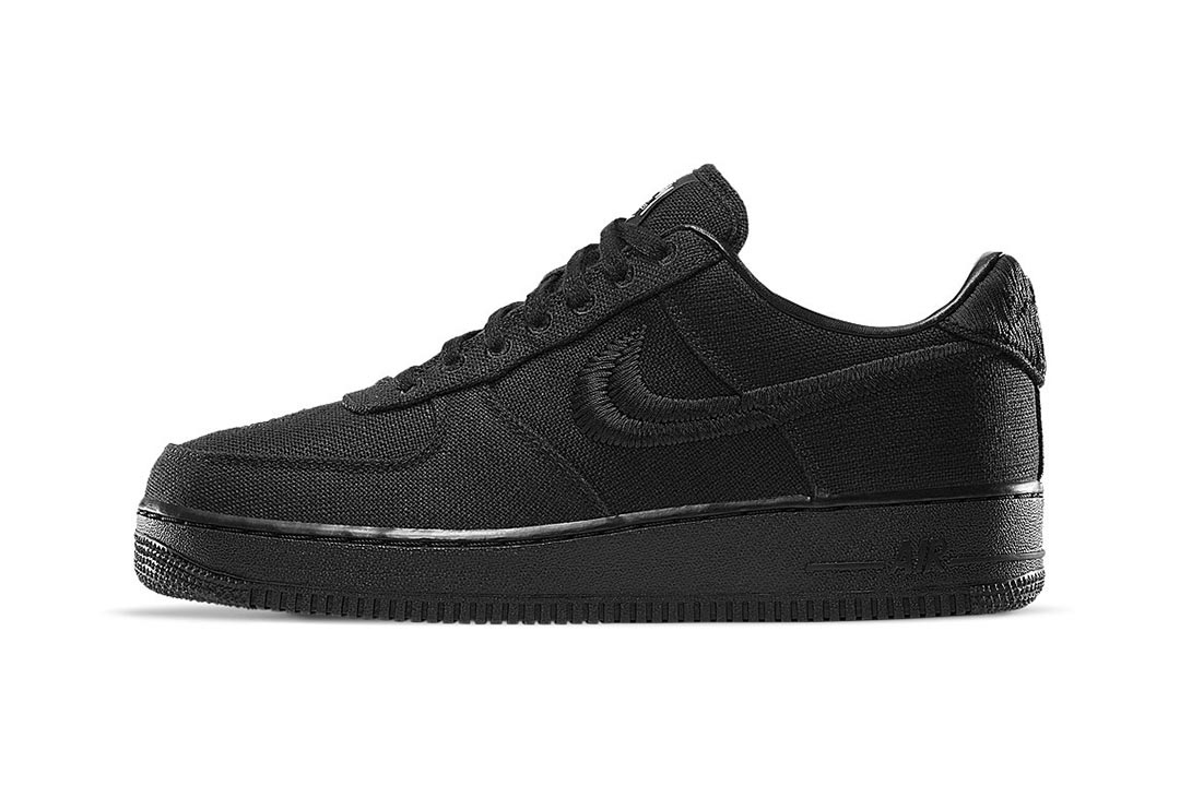 black platform af1