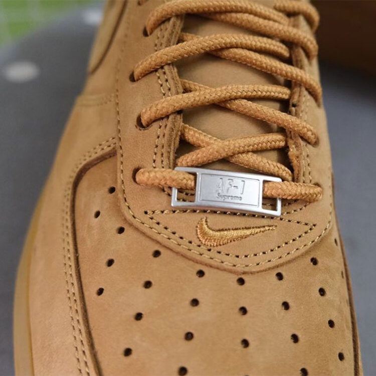 Supreme x Nike Air Force 1 Low Flax Release Info | Nice Kicks