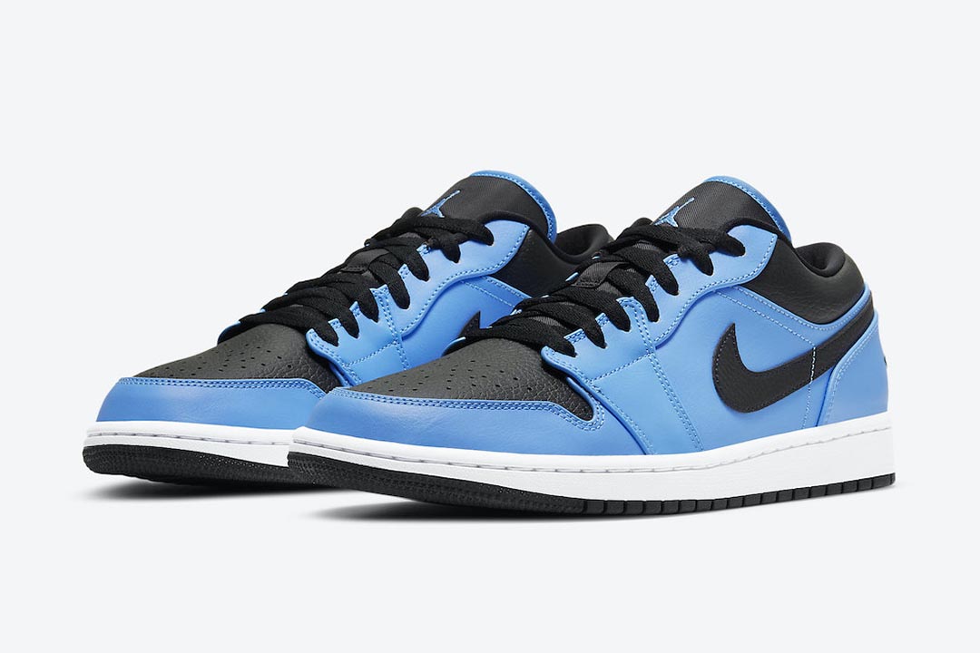 Jordan 1 low carolina blue top