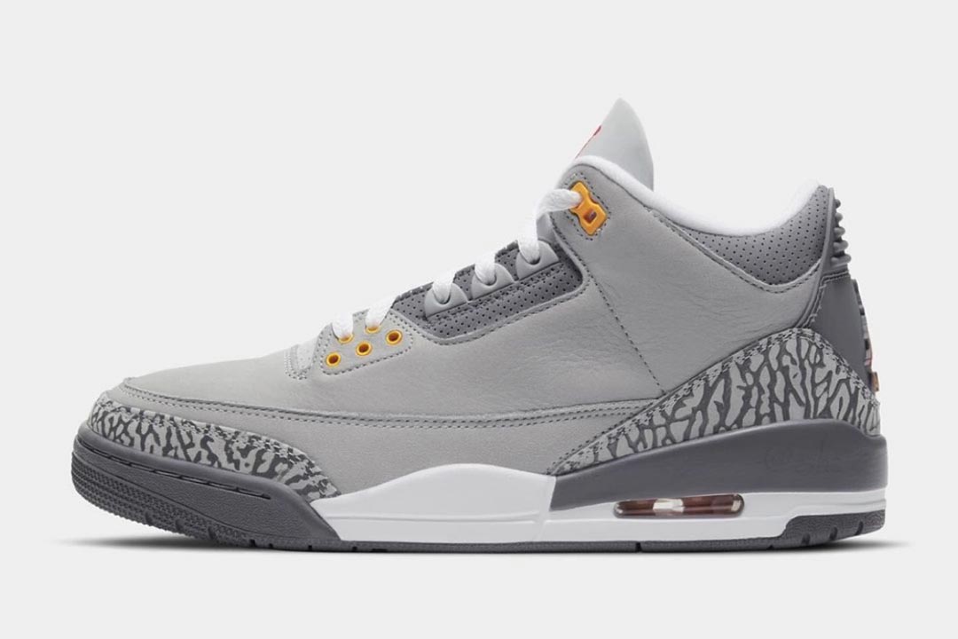 jordan retro 3 grey