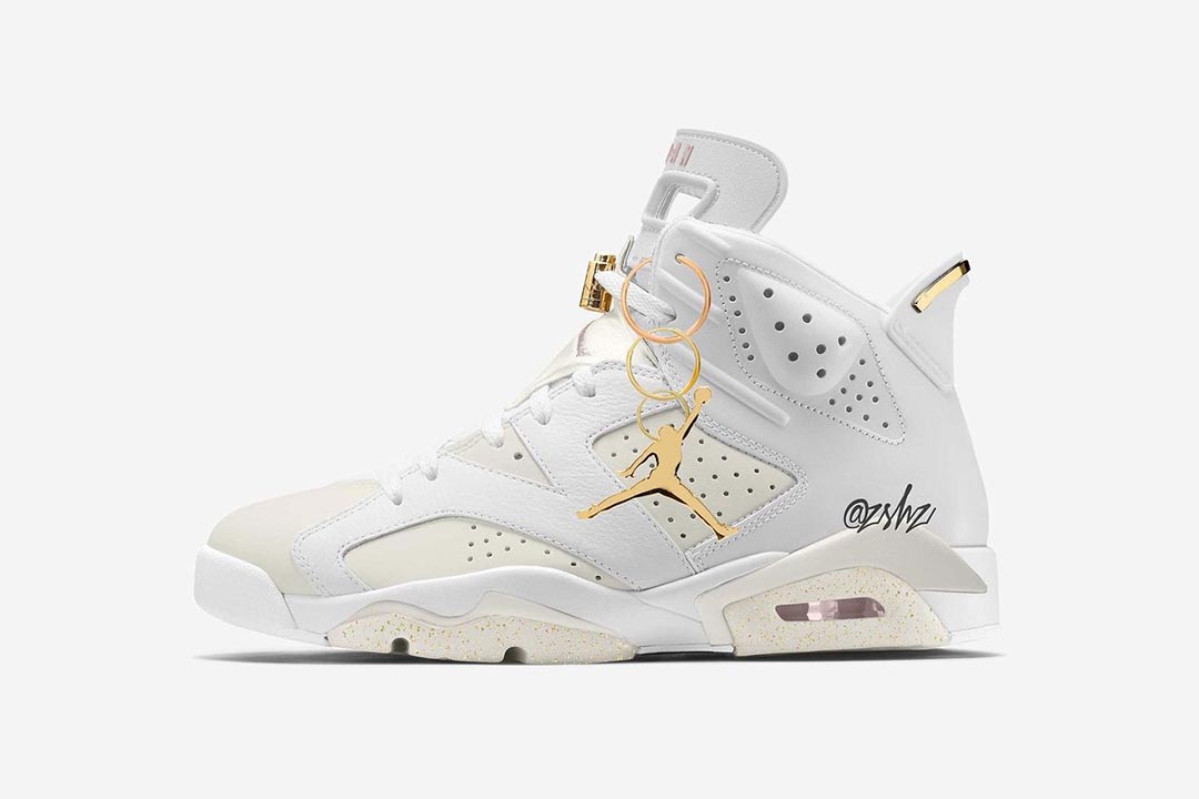 air jordan vi gold hoops