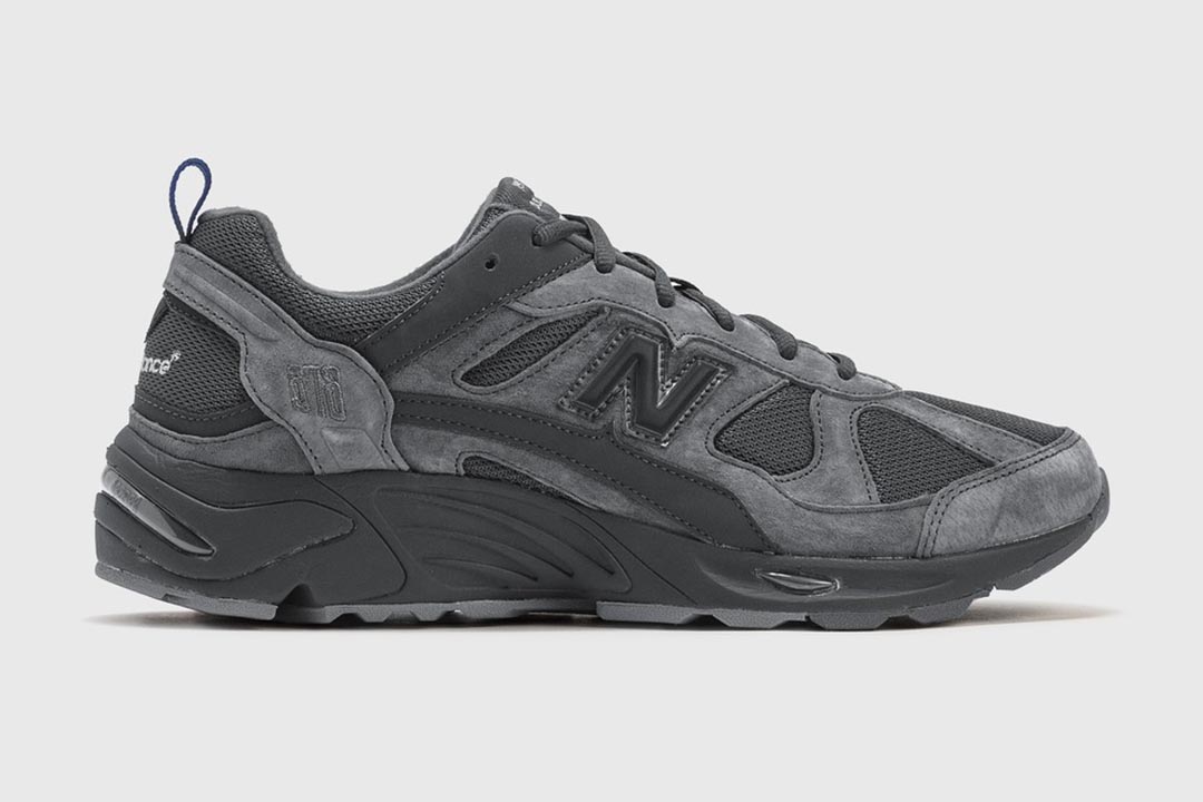 new balance grey and black