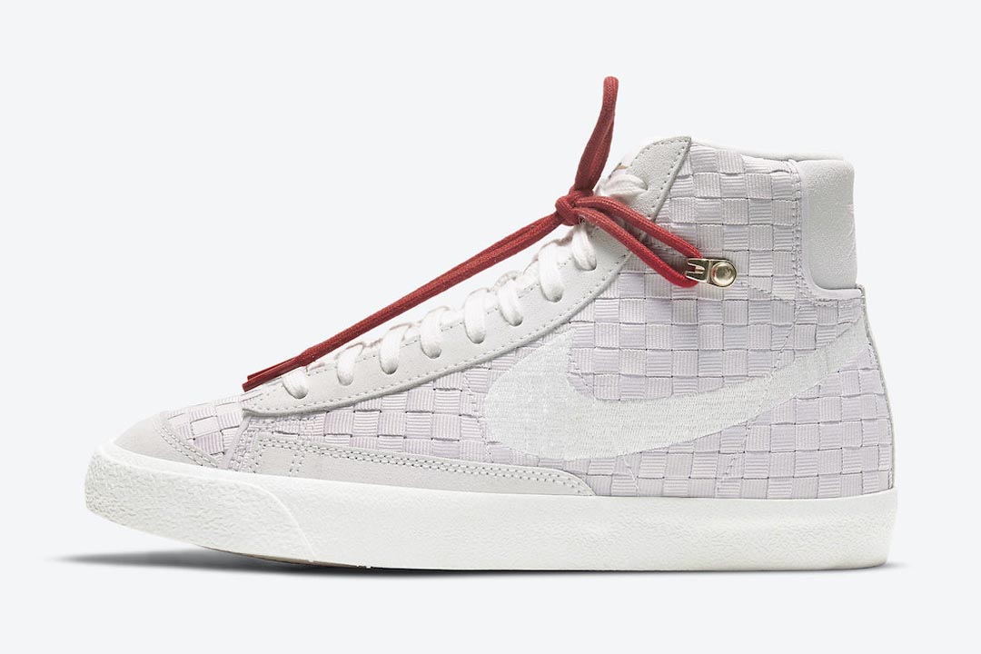 A “Barely Rose” Tint Appears On The Nice Blazer Mid ’77 “Sashiko”