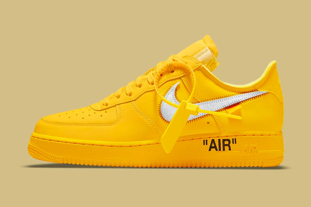 Off-White x Nike Air Force 1 Low "University Gold" DD1876-700