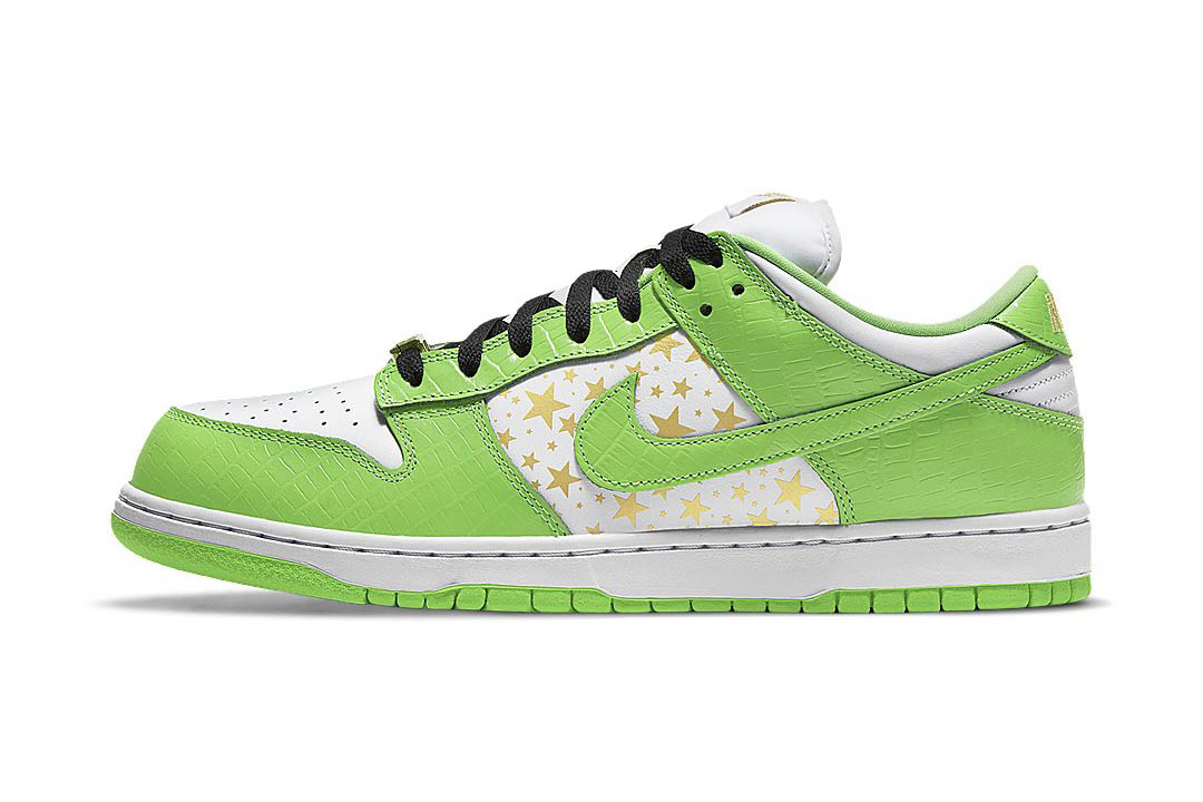 Supreme x Nike SB Dunk Low “Mean Green” DH3228-101