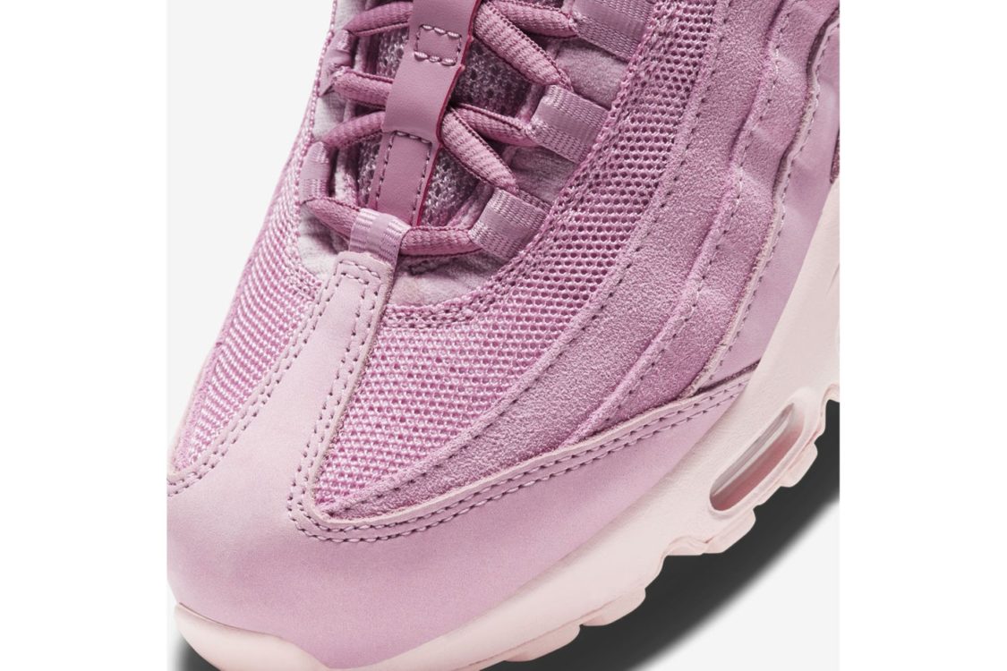 nike air max 95 pink suede