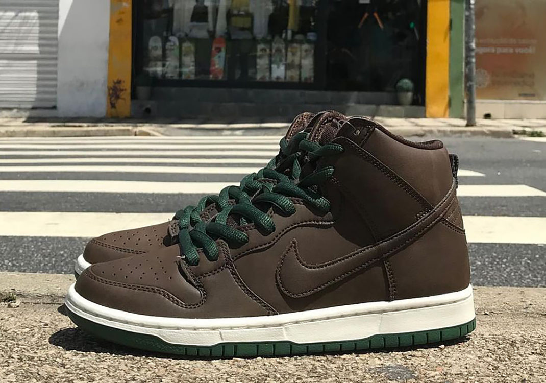 Nike SB Dunk High Vegan "Baroque Brown" Release Date | Nice Kicks