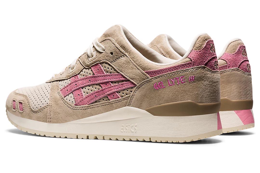 ASICS GEL-Lyte III "Kadomatsu" Wood Crepe / Plum Blossom 1201A164.200